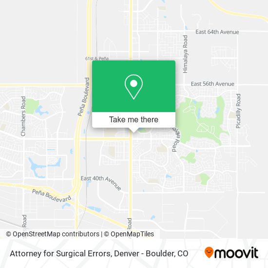 Attorney for Surgical Errors map