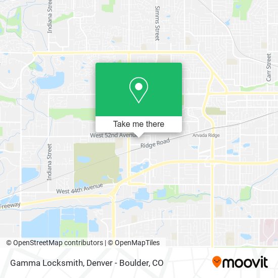 Gamma Locksmith map