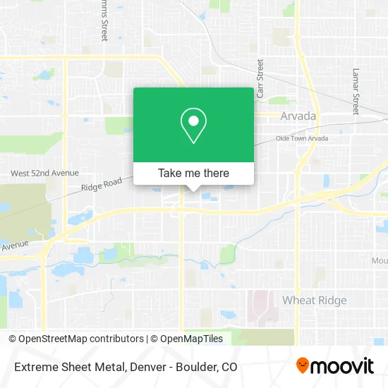 Mapa de Extreme Sheet Metal