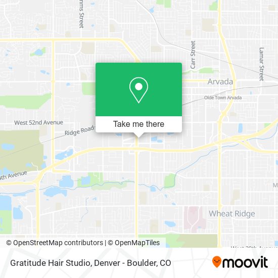 Mapa de Gratitude Hair Studio