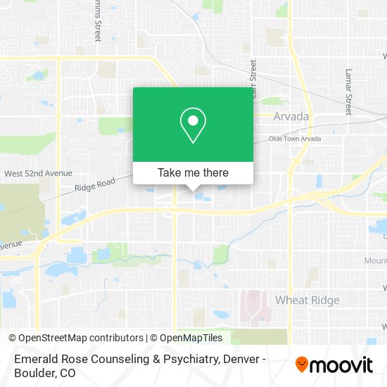 Emerald Rose Counseling & Psychiatry map