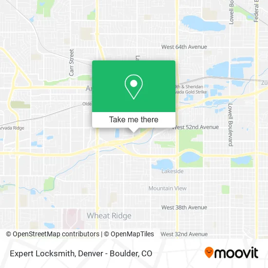 Expert Locksmith map