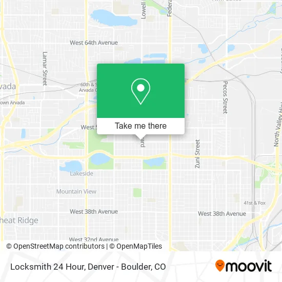 Locksmith 24 Hour map