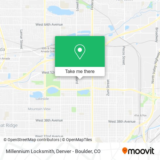 Millennium Locksmith map