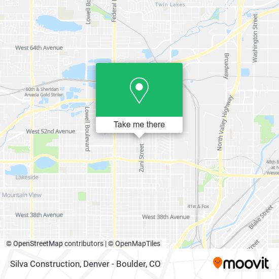 Silva Construction map