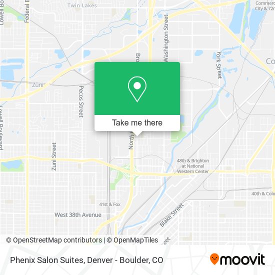 Phenix Salon Suites map