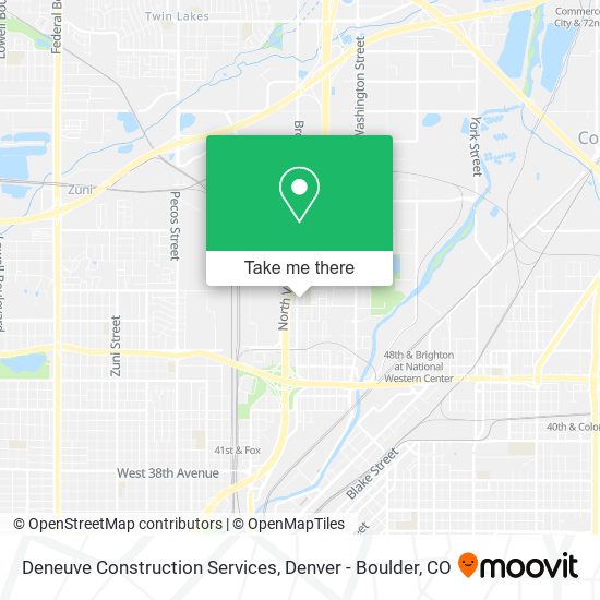 Deneuve Construction Services map