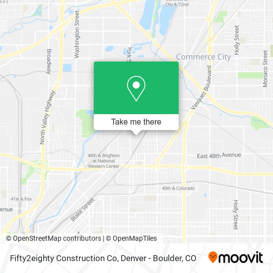Fifty2eighty Construction Co map