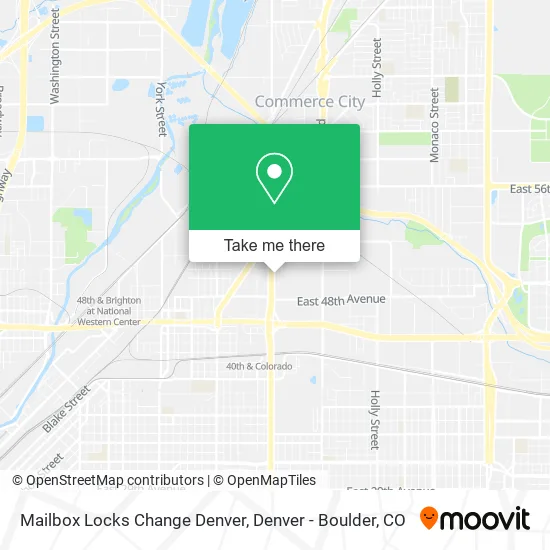Mailbox Locks Change Denver map