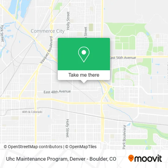 Uhc Maintenance Program map