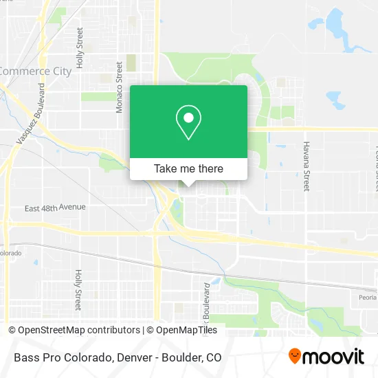Bass Pro Colorado map
