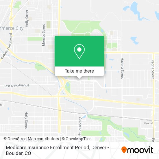 Medicare Insurance Enrollment Period map