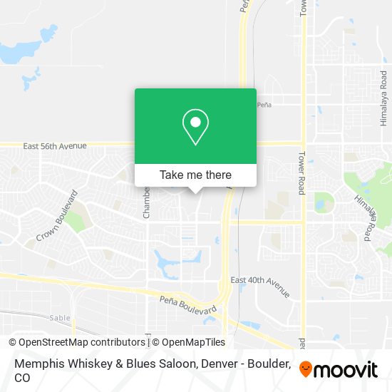Memphis Whiskey & Blues Saloon map
