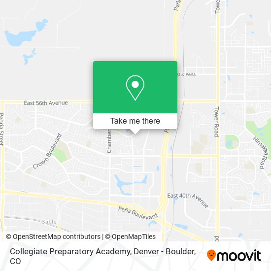Mapa de Collegiate Preparatory Academy