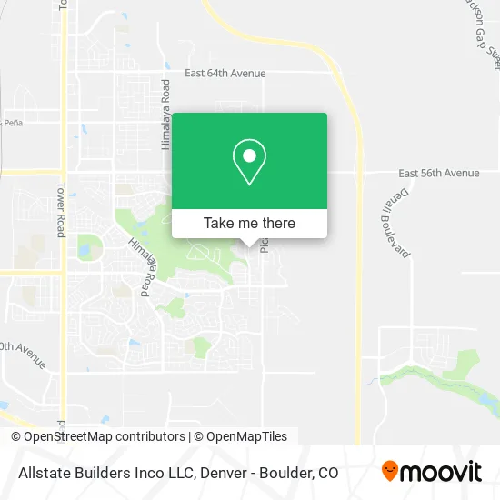 Allstate Builders Inco LLC map
