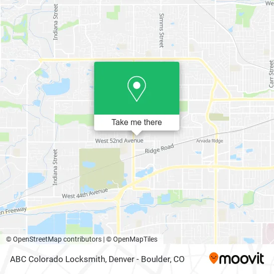 ABC Colorado Locksmith map
