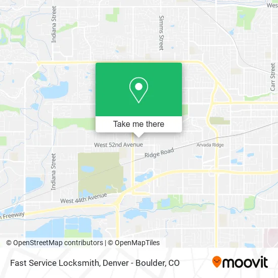 Fast Service Locksmith map