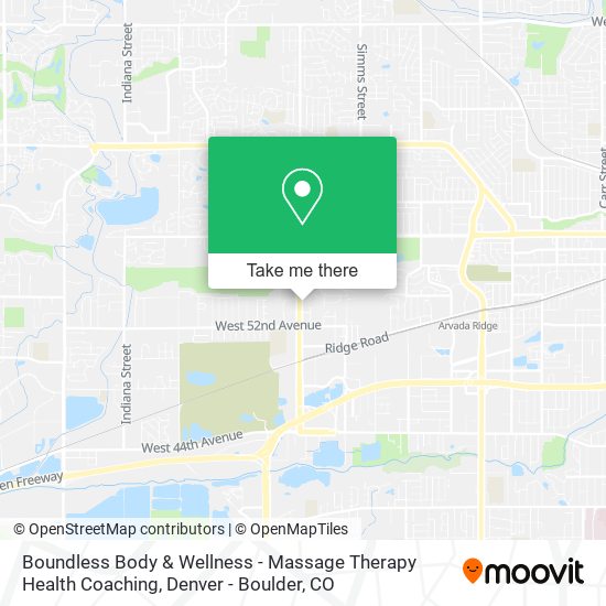 Mapa de Boundless Body & Wellness - Massage Therapy Health Coaching