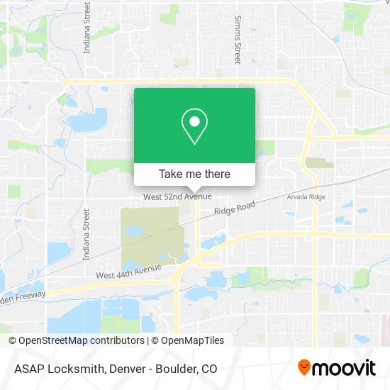 ASAP Locksmith map