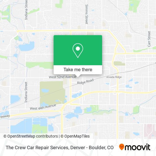 Mapa de The Crew Car Repair Services