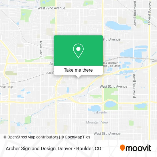 Archer Sign and Design map