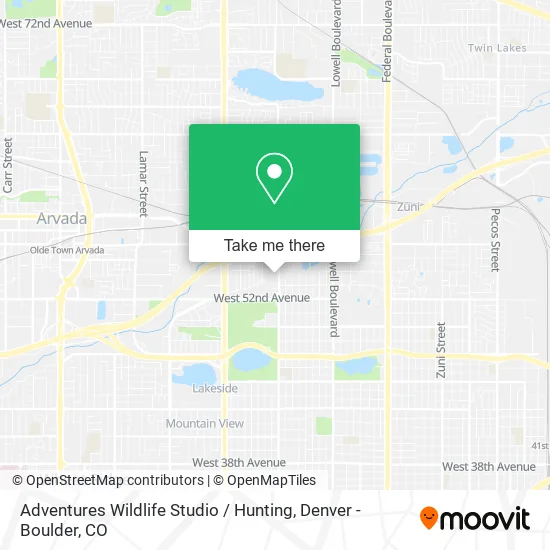 Adventures Wildlife Studio / Hunting map