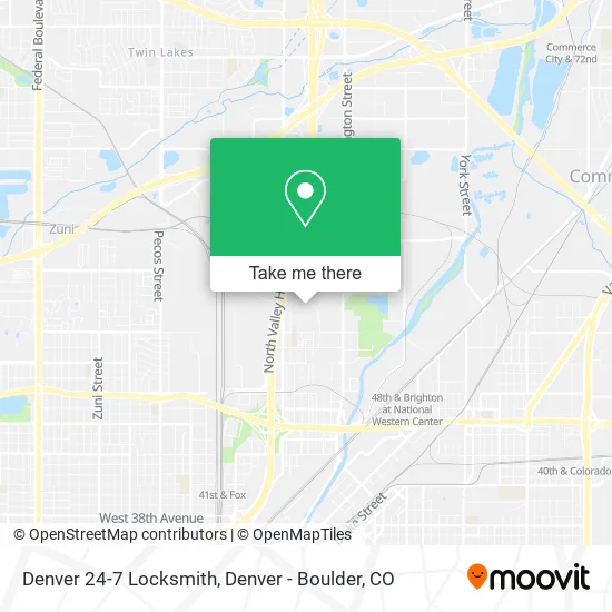 Denver 24-7 Locksmith map
