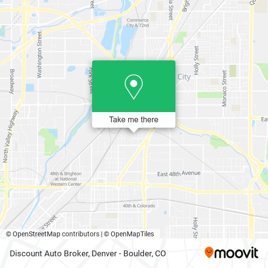 Discount Auto Broker map