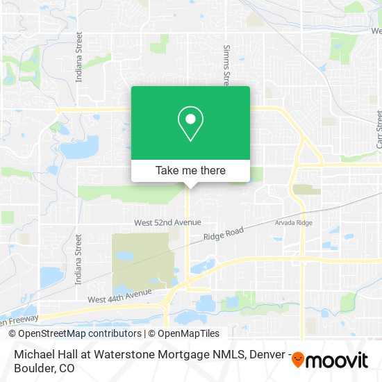 Mapa de Michael Hall at Waterstone Mortgage NMLS