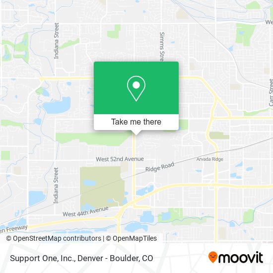 Mapa de Support One, Inc.