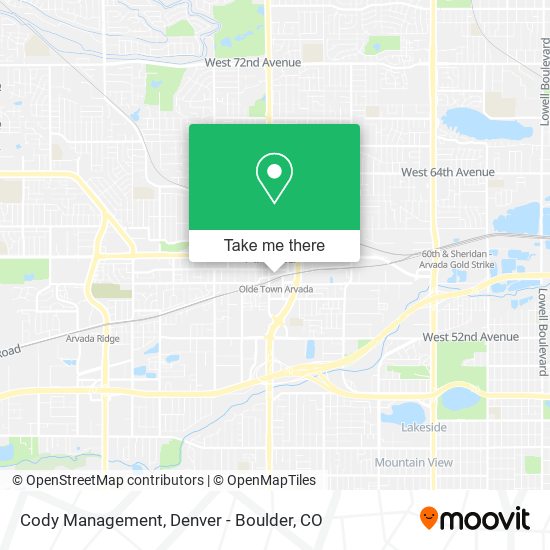 Cody Management map