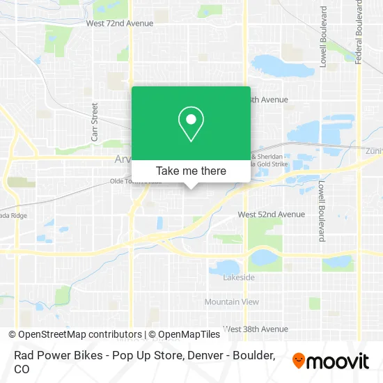 Rad Power Bikes - Pop Up Store map