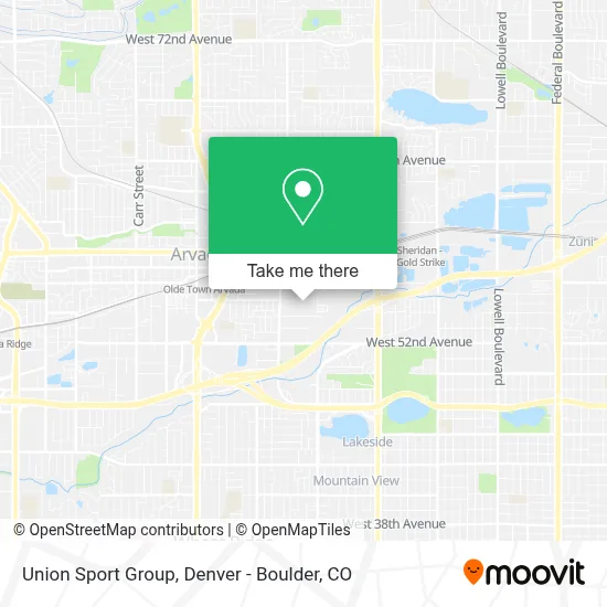 Union Sport Group map