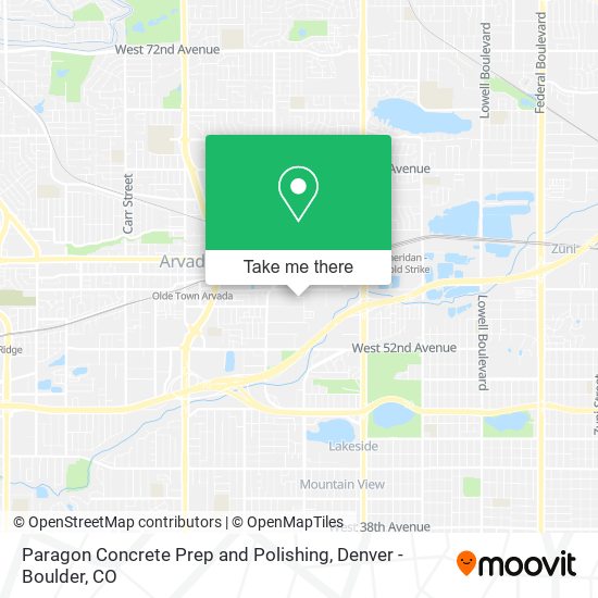 Mapa de Paragon Concrete Prep and Polishing