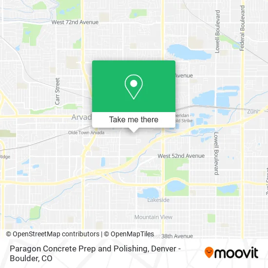 Paragon Concrete Prep and Polishing map