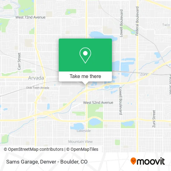 Sams Garage map