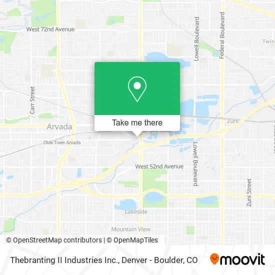Thebranting II Industries Inc. map