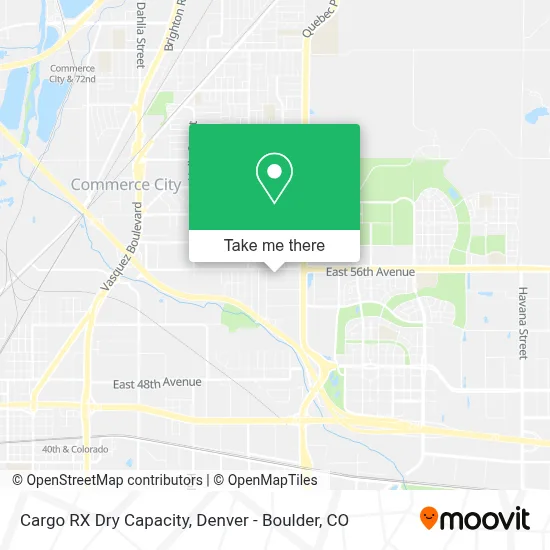 Cargo RX Dry Capacity map