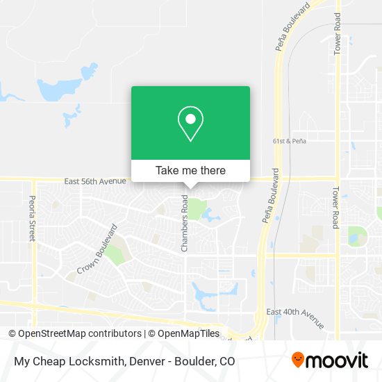 Mapa de My Cheap Locksmith