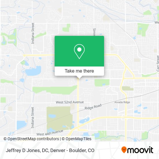 Mapa de Jeffrey D Jones, DC