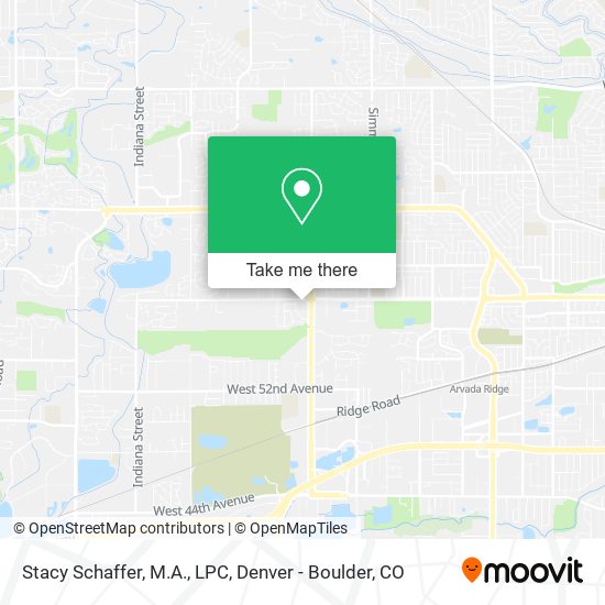 Mapa de Stacy Schaffer, M.A., LPC
