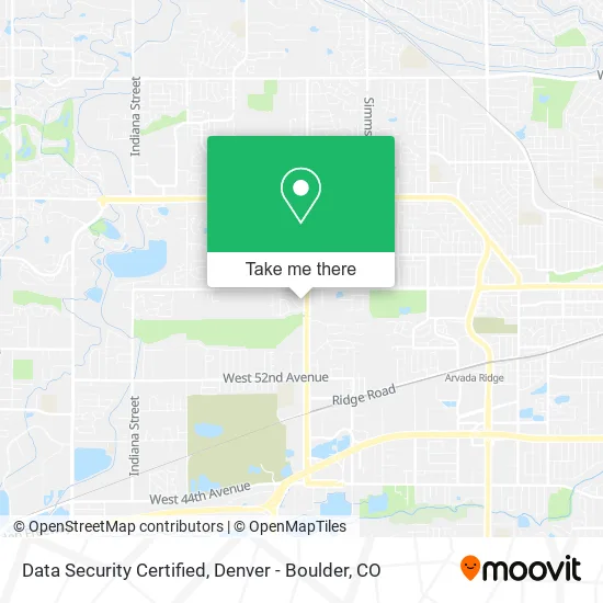 Data Security Certified map