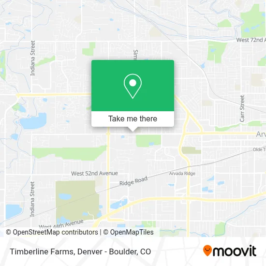 Timberline Farms map