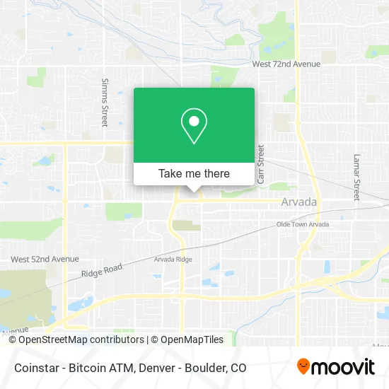Coinstar - Bitcoin ATM map