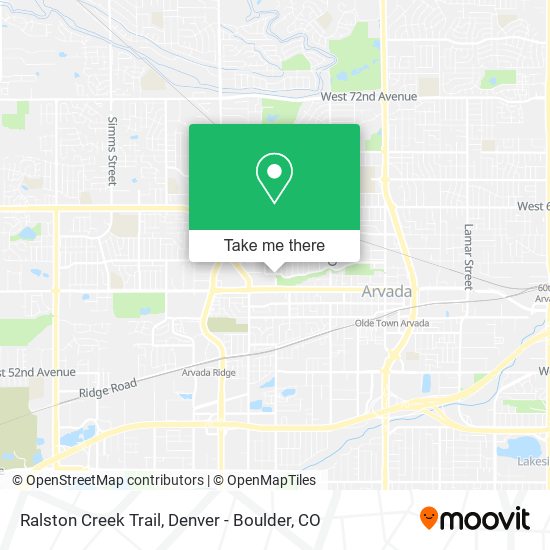 Ralston Creek Trail map