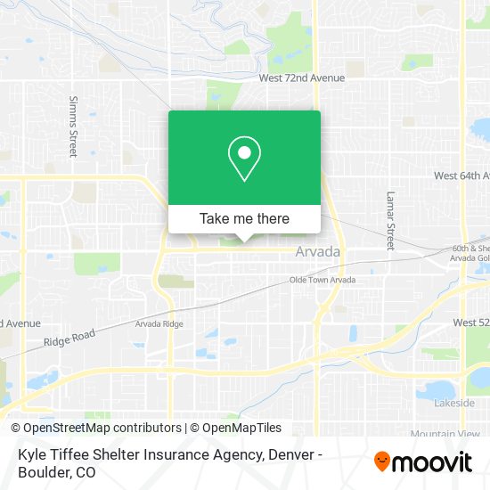 Mapa de Kyle Tiffee Shelter Insurance Agency