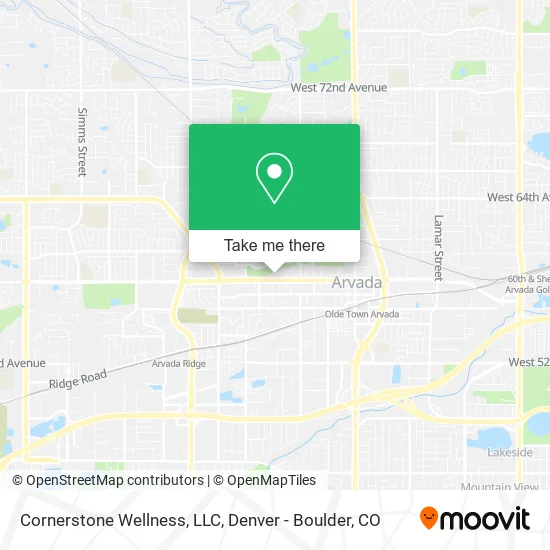 Cornerstone Wellness, LLC map