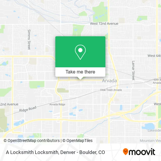 A Locksmith Locksmith map