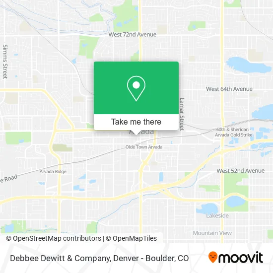 Debbee Dewitt & Company map