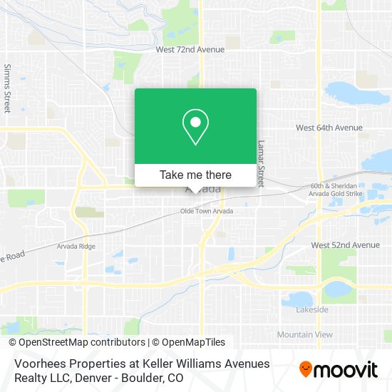 Voorhees Properties at Keller Williams Avenues Realty LLC map